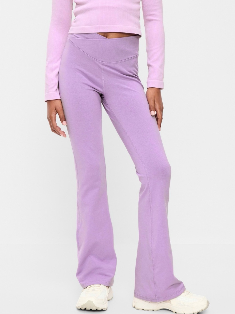 NWT Old Navy Girl’s High-Rise Flare Leggings in Lilac